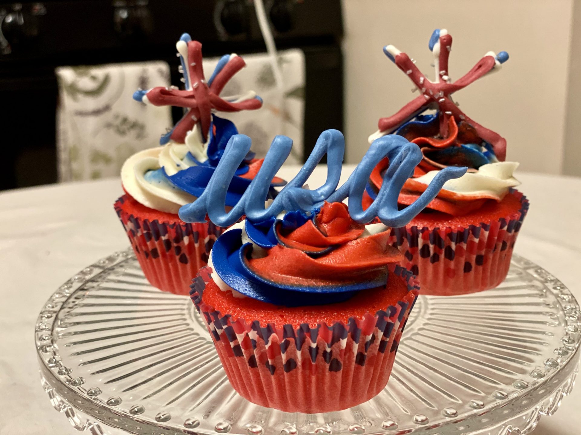 Fireworks Cupcakes