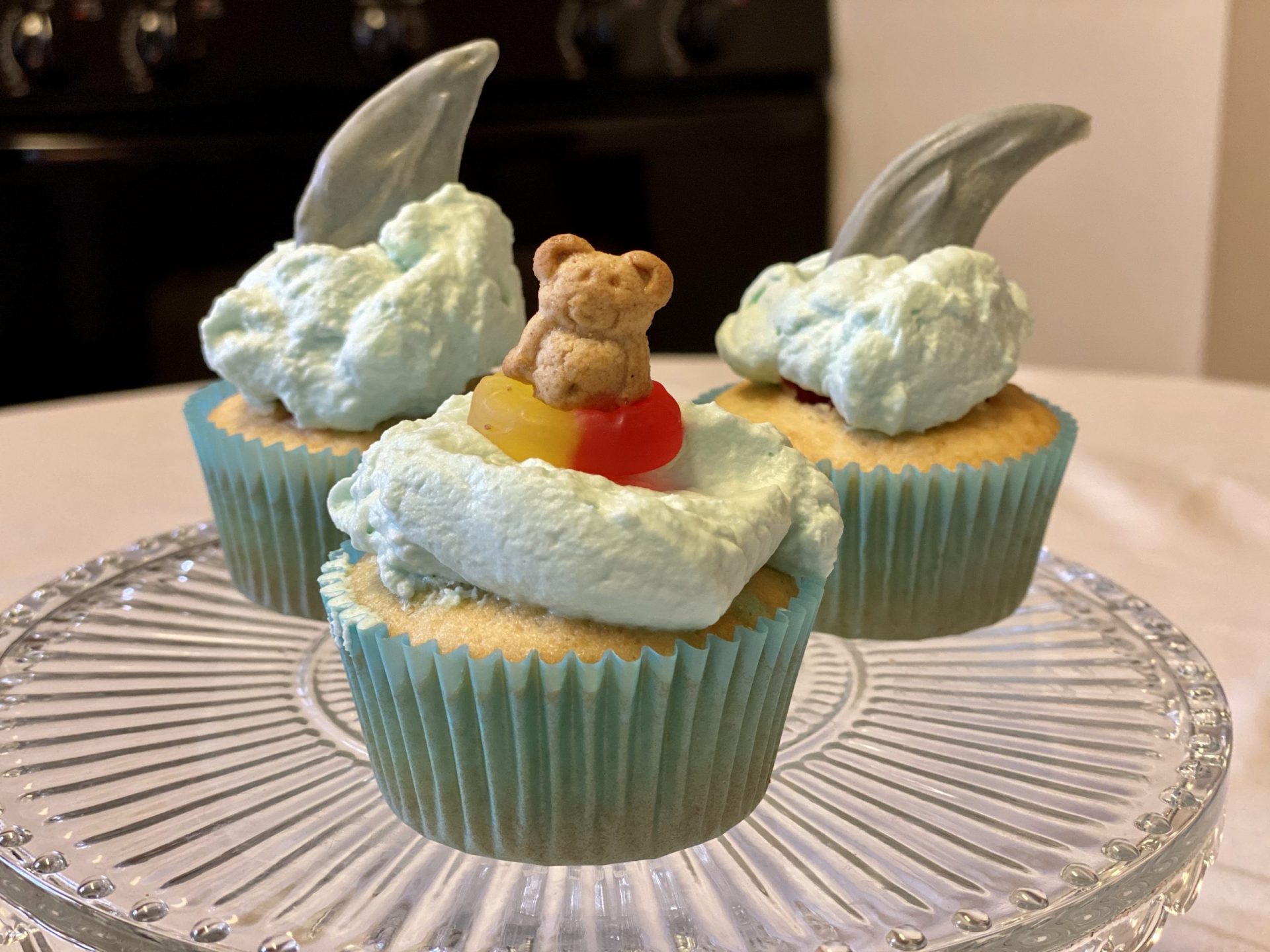 Shark Attack Cupcakes