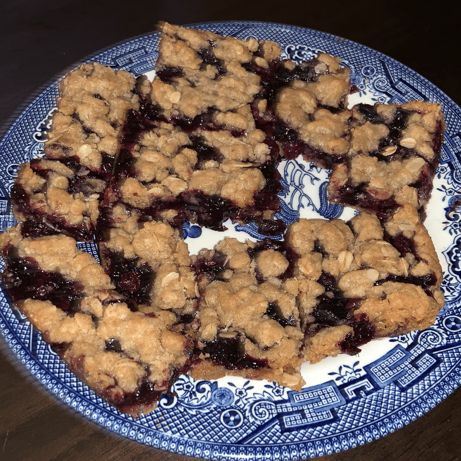 Blueberry Crumble Bars