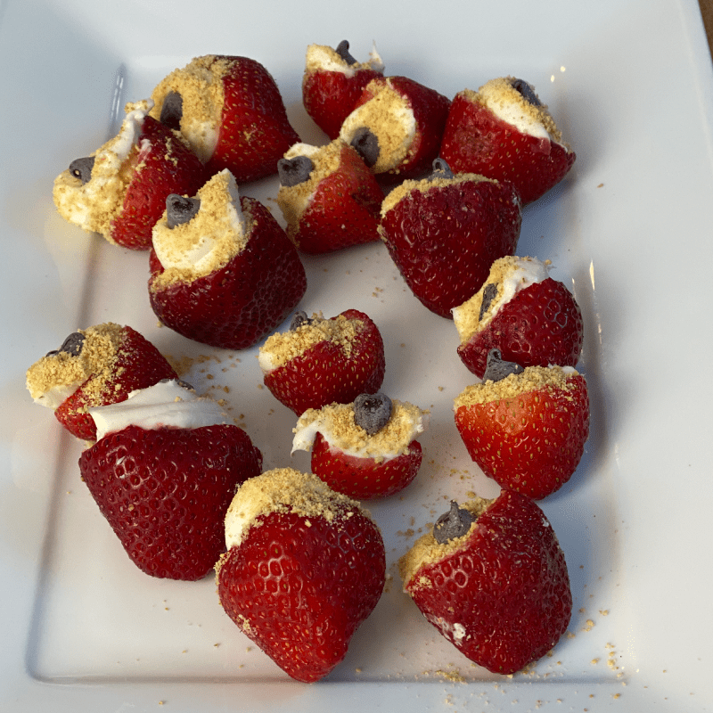 Cheesecake Stuffed Strawberries