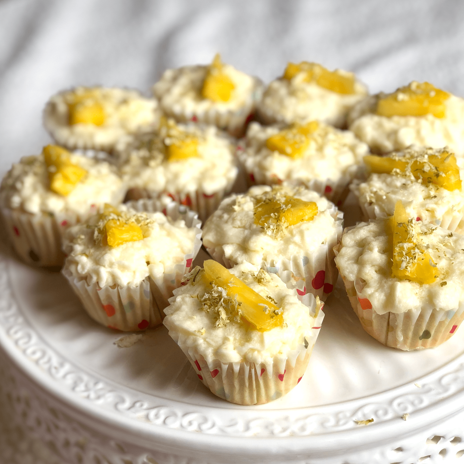 Coconut Cupcakes with Key Lime Buttercream