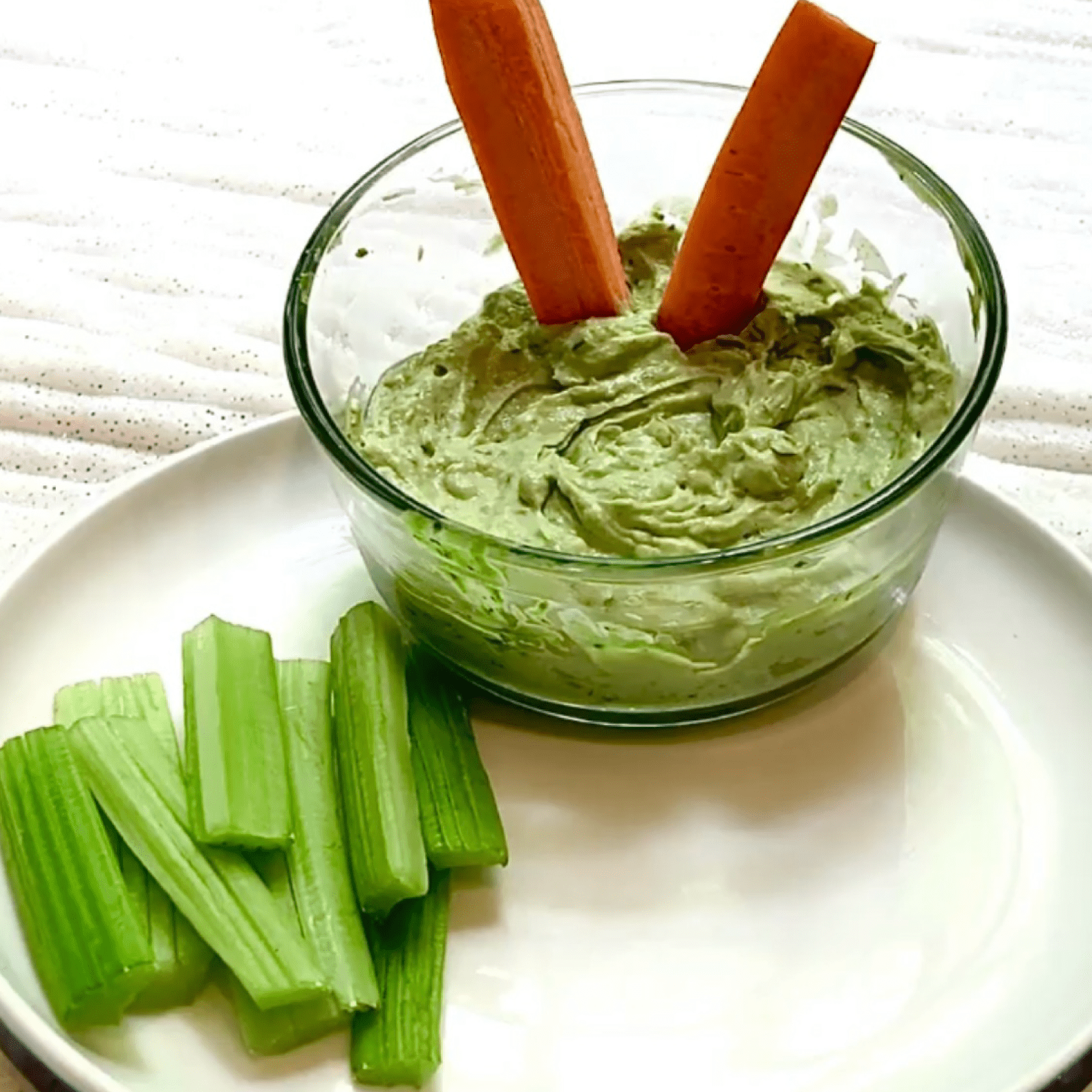 Green Goddess Dip with Sliced Veggies
