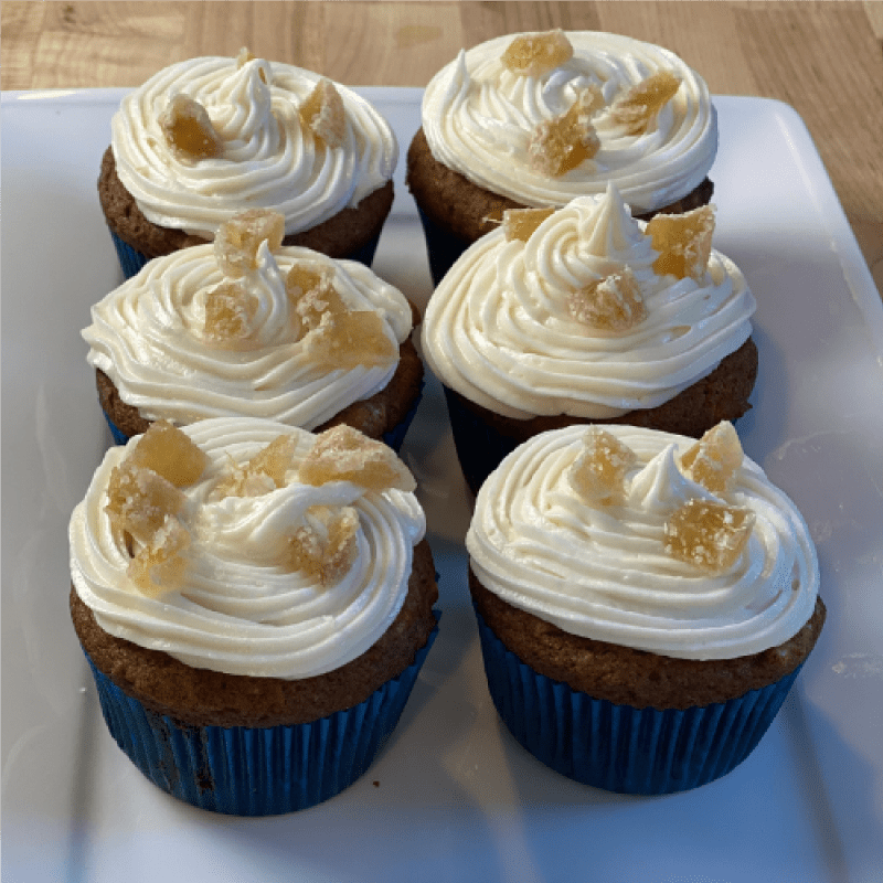 Pumpkin-Ginger Cupcakes