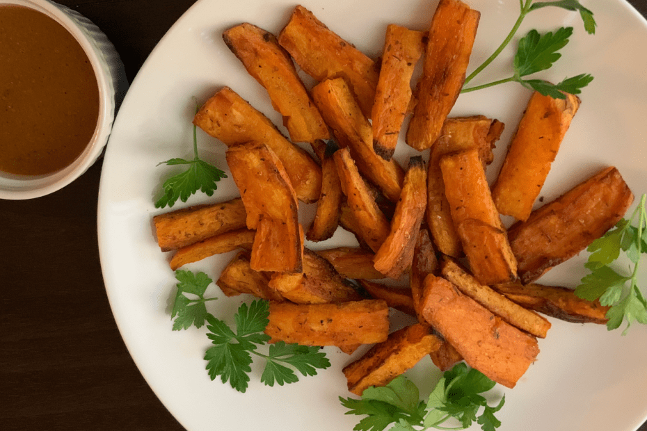 Tiny Chefs - Roasted Sweet Potato Fries with Apricot Dipping Sauces