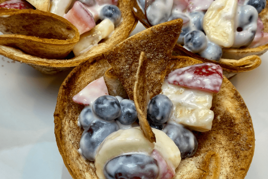 Tiny Chefs - Tortilla Fruit Cups